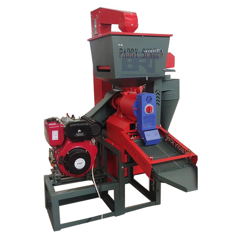electric rice milling machine 6n70 600kg/h diesel rice mill machine