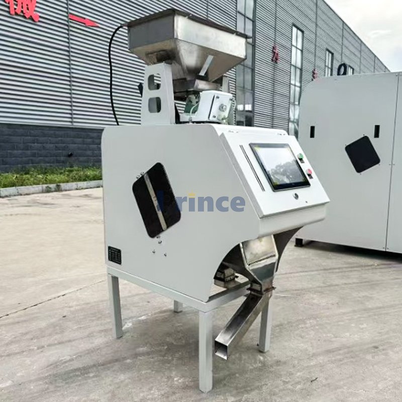 Mini Intelligent Green Black Tea Color Sorter Grain Rice Coffee Peanut Peel Garlic Color Selector Beans Color Sorting Machine