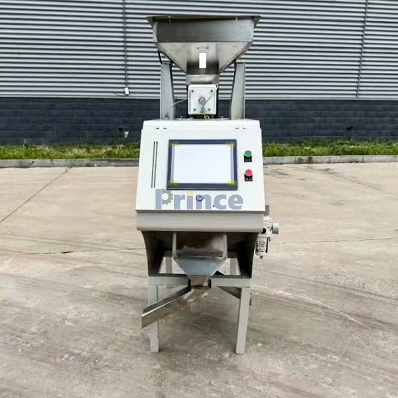 Mini Intelligent Green Black Tea Color Sorter Grain Rice Coffee Peanut Peel Garlic Color Selector Beans Color Sorting Machine