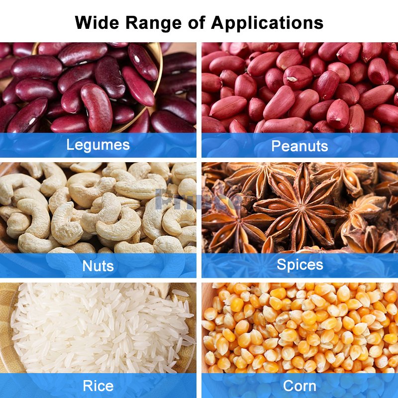 Mini Intelligent Green Black Tea Color Sorter Grain Rice Coffee Peanut Peel Garlic Color Selector Beans Color Sorting Machine
