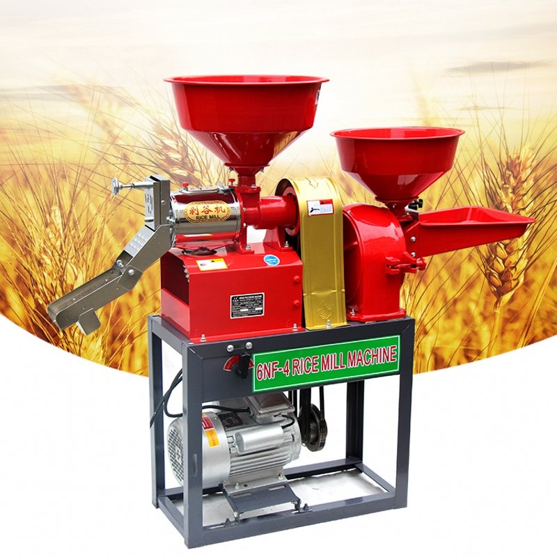 Commercial Rice Maize Milling Machine High Efficiency Rice Peel Mill Machine High Quality Rice Miller with grinder