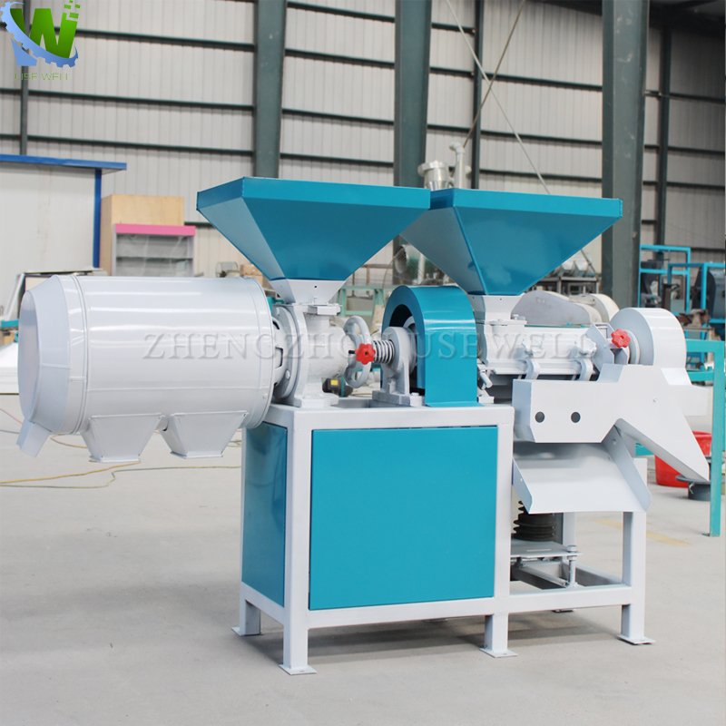 Multifunction Corn Gritter Peeling Grits Grinding Maize Flour Mill Corn Wheat Grains Huller Miller Machine