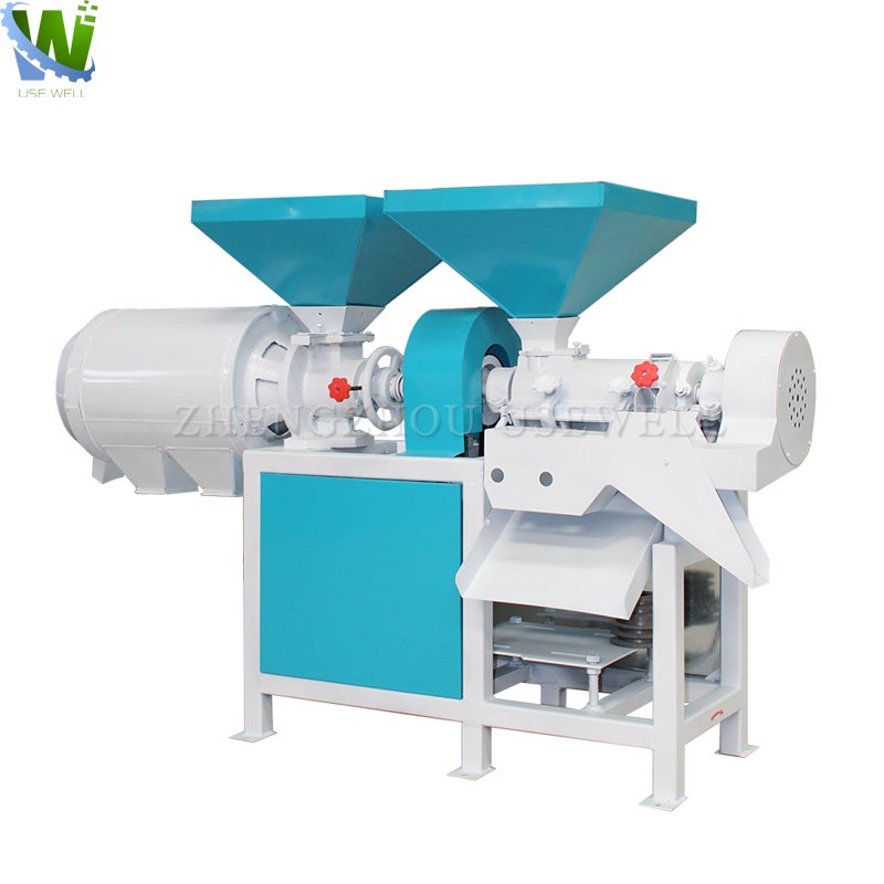 Multifunction Corn Gritter Peeling Grits Grinding Maize Flour Mill Corn Wheat Grains Huller Miller Machine