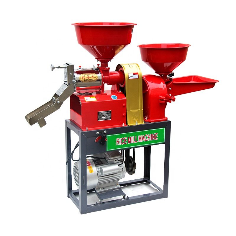 combination rice polishing machine and corn grinder flour mill machine High Quality Agricultural Rice Miller Combine Machine