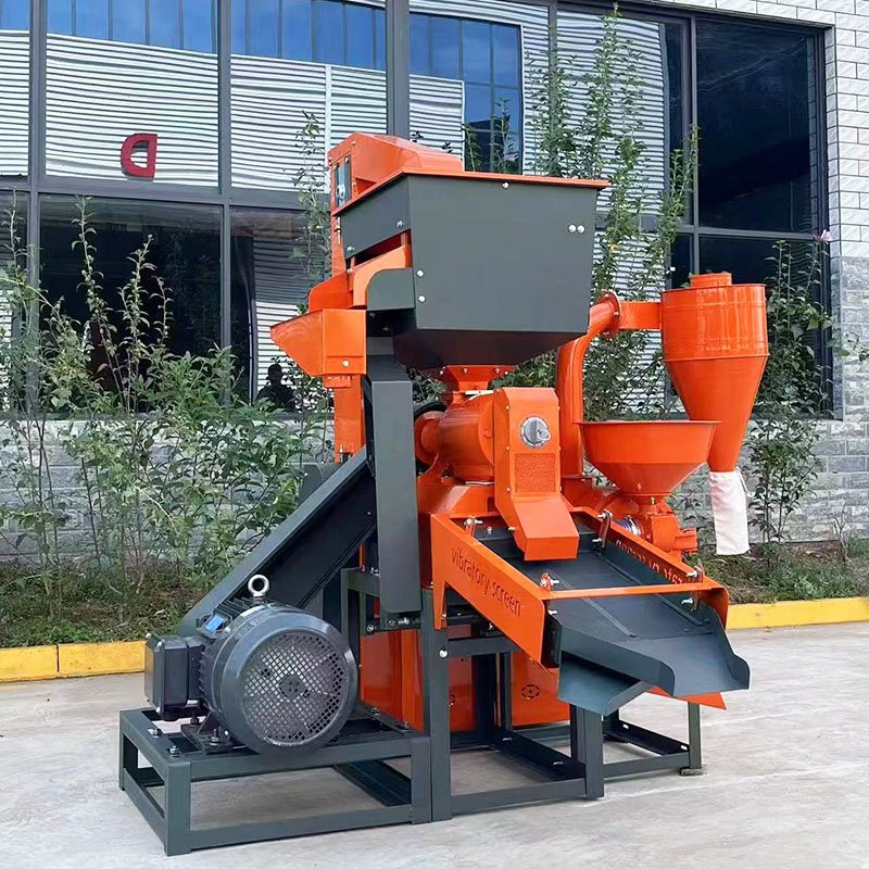 Large rice milling and peeling machine Environmentally friendly clean rice milling machine
