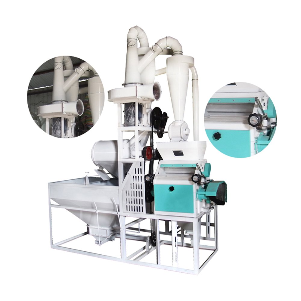 Grade 1 Sifted Mini Maize Miller Per Day 10 Tons Wheat Flour Milling Machine