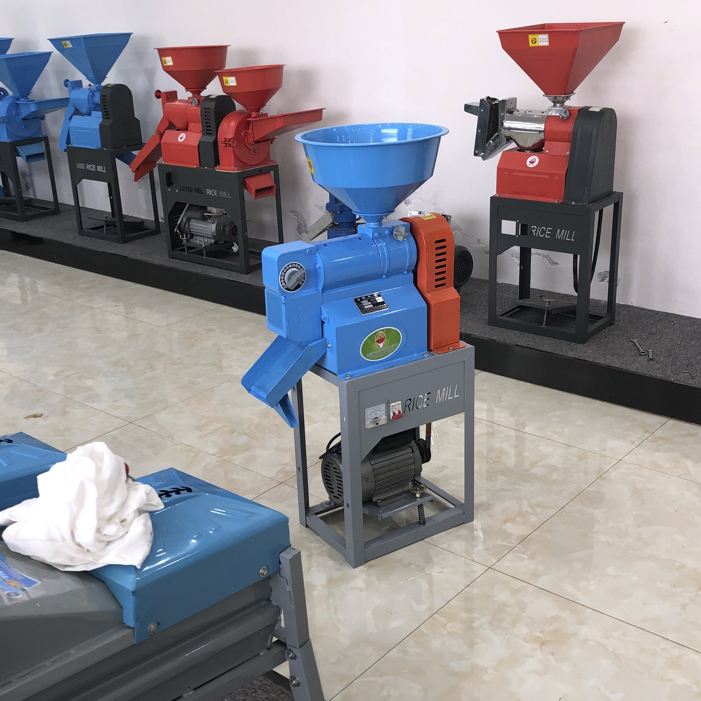 Heli Household Home Use Mini Small Rice Miller Rice mill machine Rice milling machine Coffee Bean Husker