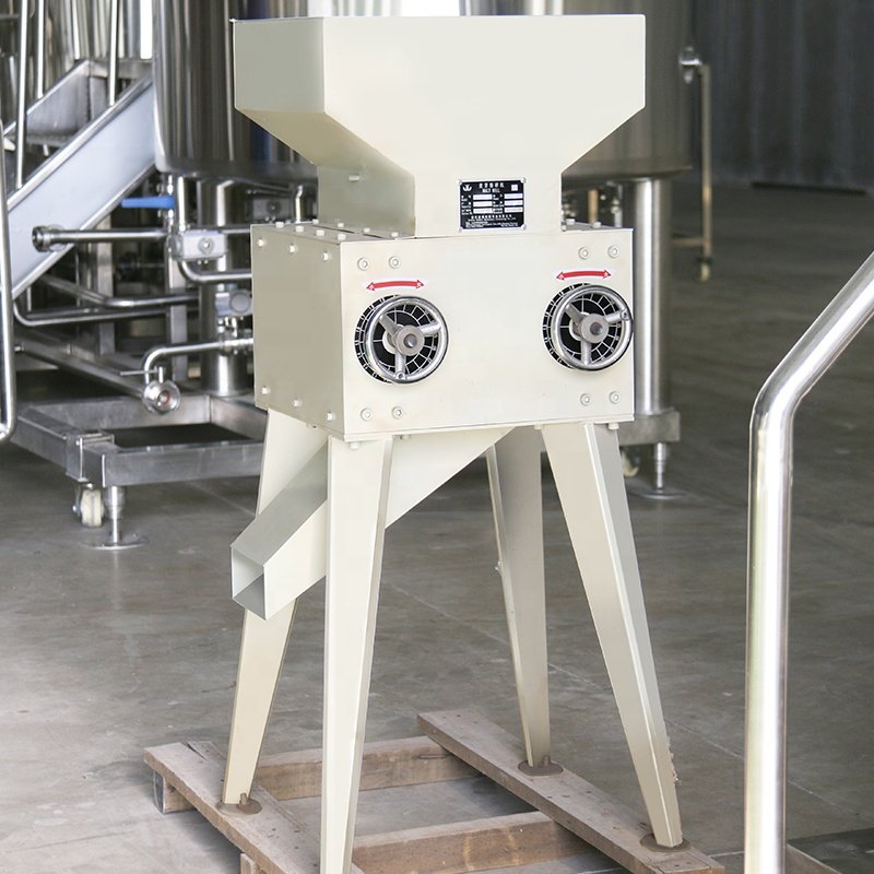 Malt Rice Mill Machine With Two Roller Malt Milling Machine For Beer