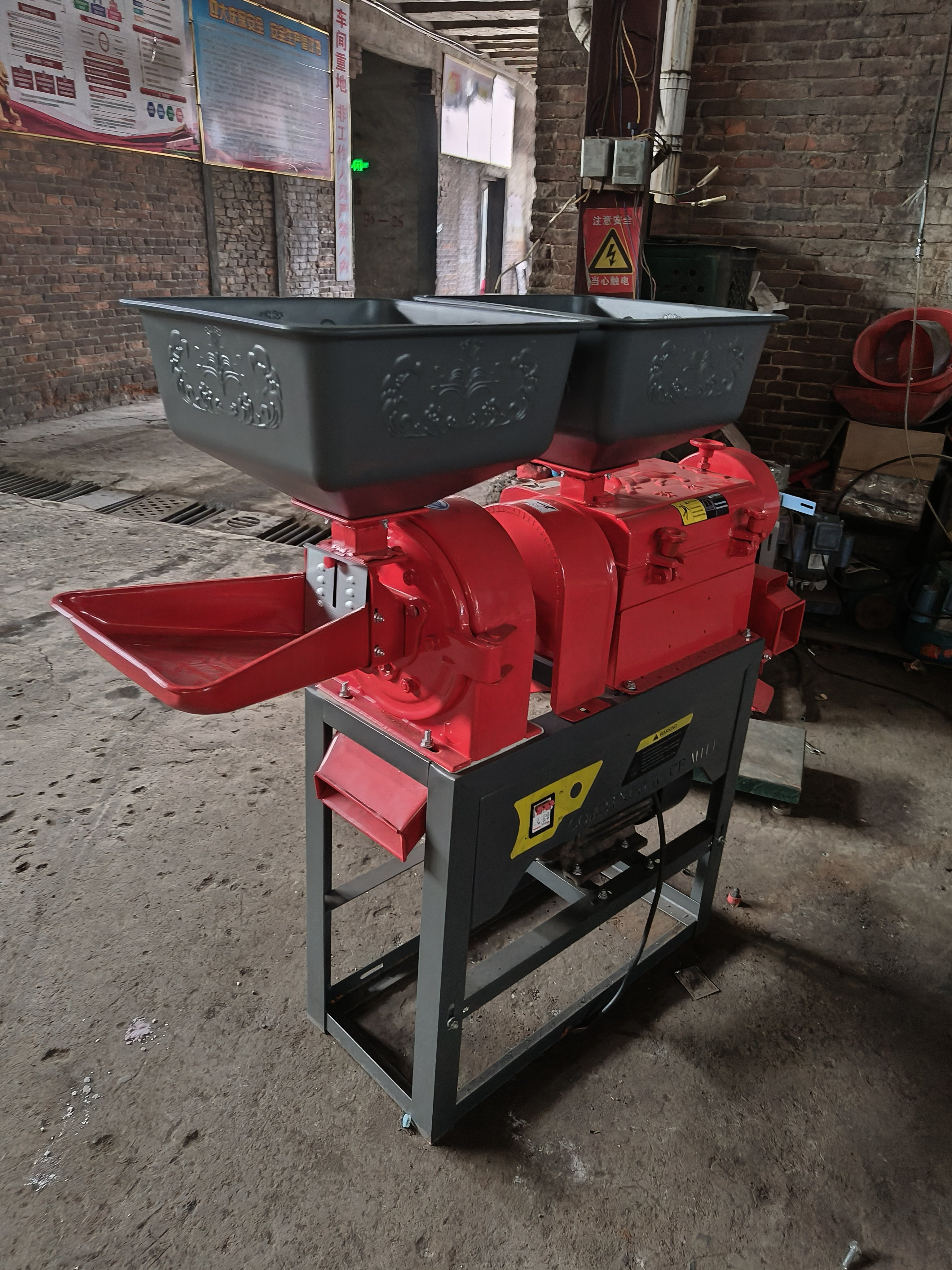 Big Capacity 500kg/h Rice Mill Machine Diesel rice milling machine Automatic Raice Machine Rice Mill