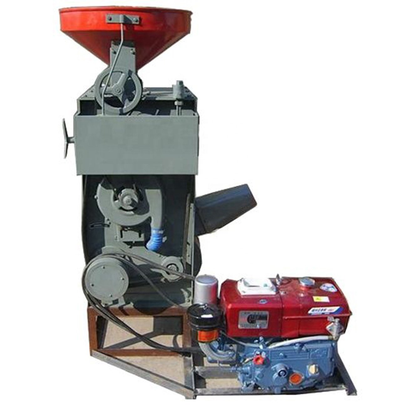 SB-10D home use10 hp automatic combined rubber roller paddy sheller rice huller whitener mill milling machine made in china