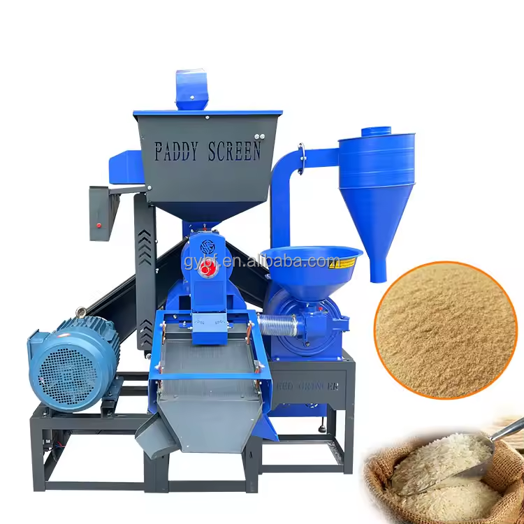 GYBF 5 in 1 Electric Hot Sale Home Flour Milling Machine Combine Rice Mill Machine