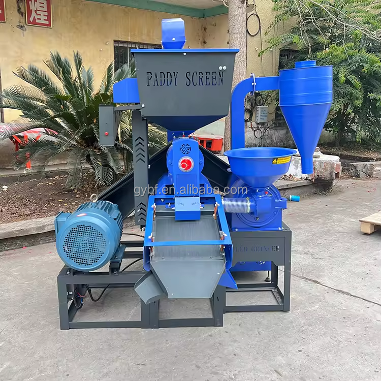 GYBF 5 in 1 Electric Hot Sale Home Flour Milling Machine Combine Rice Mill Machine