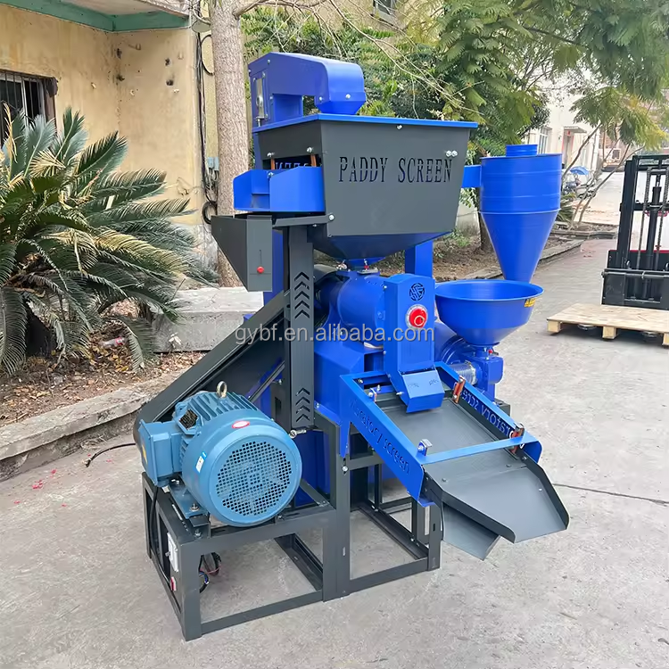 GYBF 5 in 1 Electric Hot Sale Home Flour Milling Machine Combine Rice Mill Machine