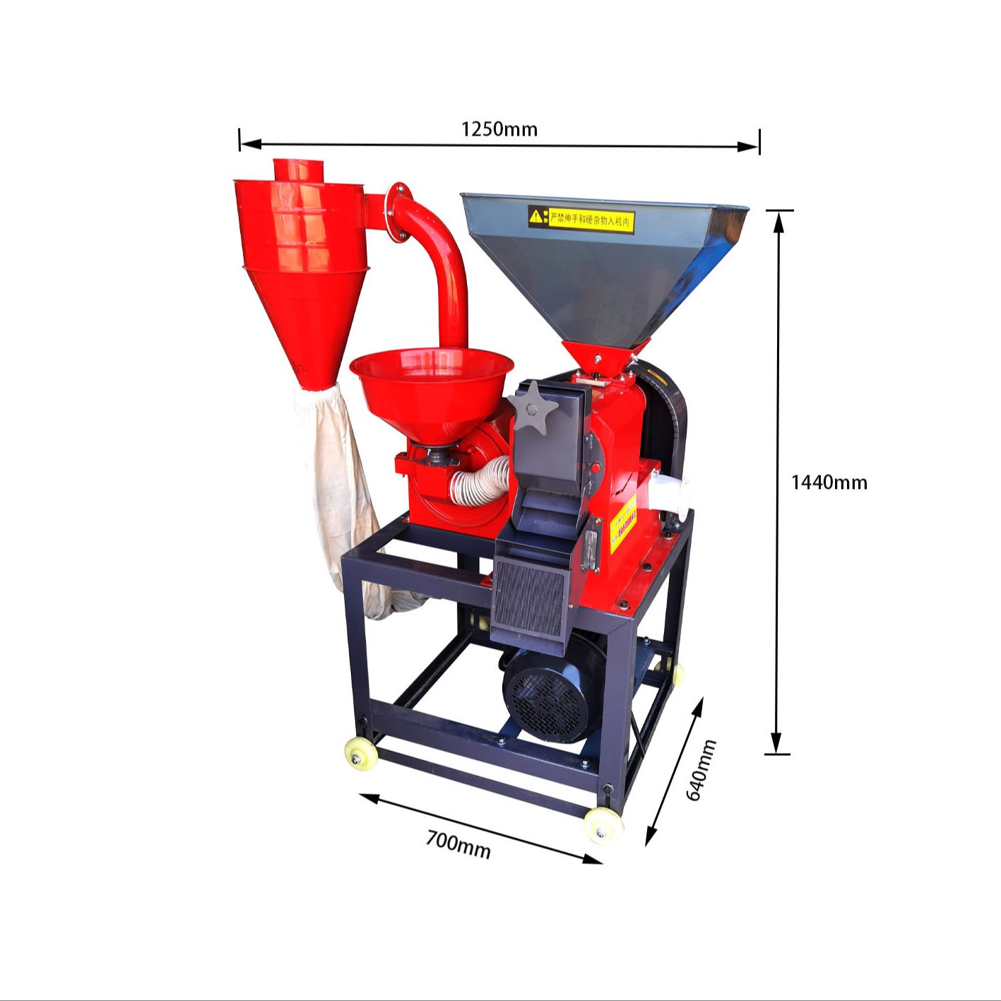 Commercial Rice Mill Powder Pulverizer Machine Grinder In Flour Mill Machinery