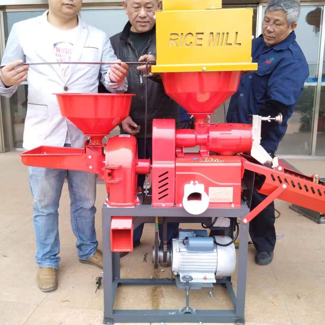 6NF combine rice mill machine with separator vibrating part top vibrator rice milling
