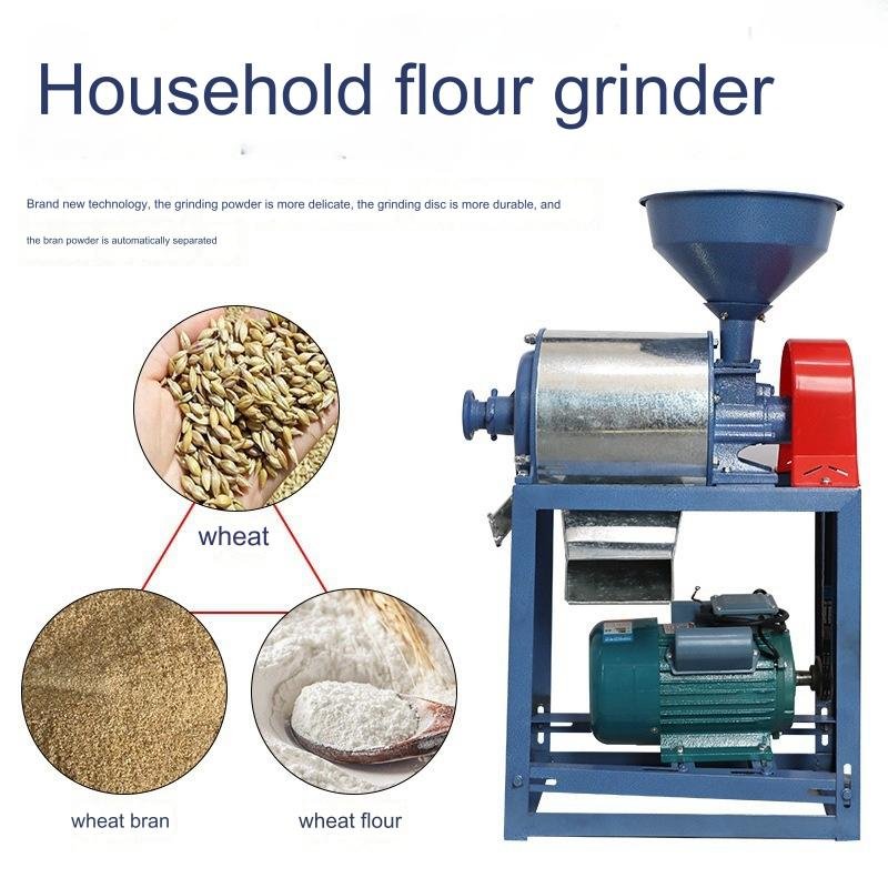 Small Multi-function Best Quality Grain Rice Corn Grinder Wheat Maize Corn Flour Corn Grinding Mill Grain Grinding Machine