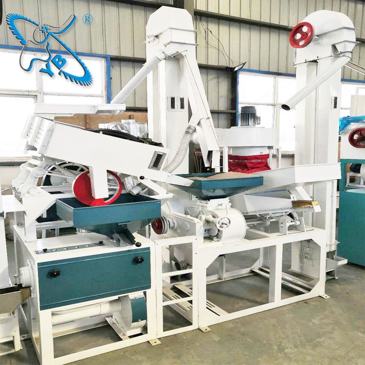 Rice Mill Machinery Paddy Automatic Rice whitener Machines / Combine Rice Milling Machine/ Rice Miller