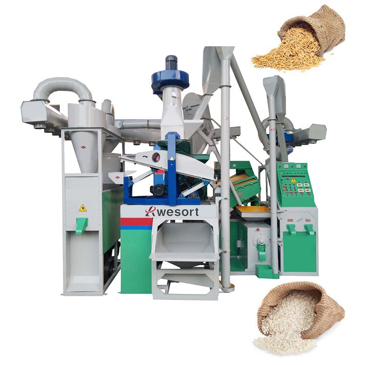 Wesort Rice Color Sorter Small Mini Rice Milling Machine Plant Portable Complete Set Combined Spare Parts Price Of Rice Mill