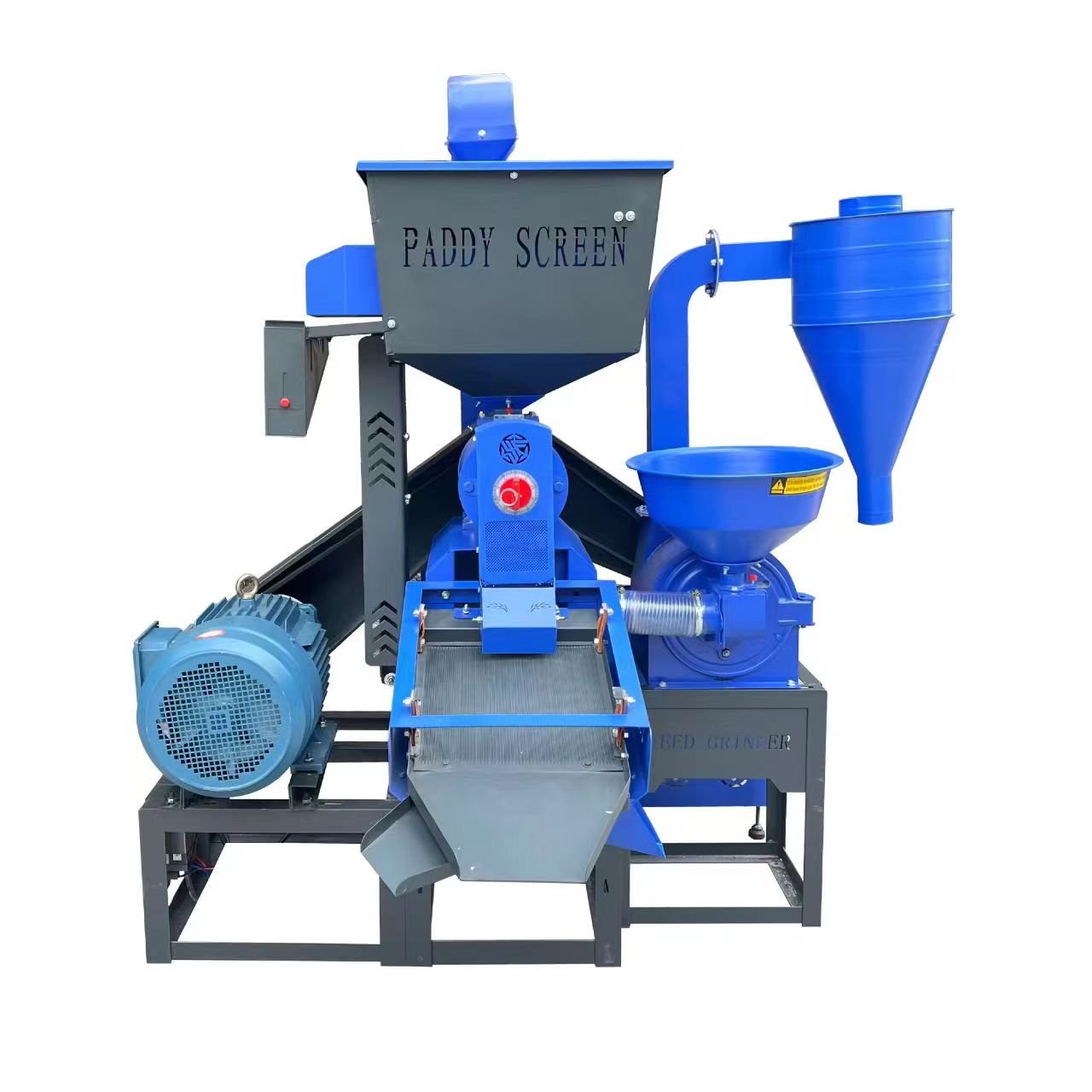 industrial 6NF combine rice mill machine with separator vibrating part top vibrator rice milling miller