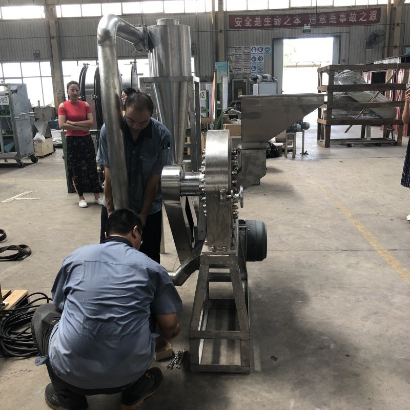 Industrial grain food grinder spice grain sugar salt milling machine herb mill pulverizer 30kw in Turkey