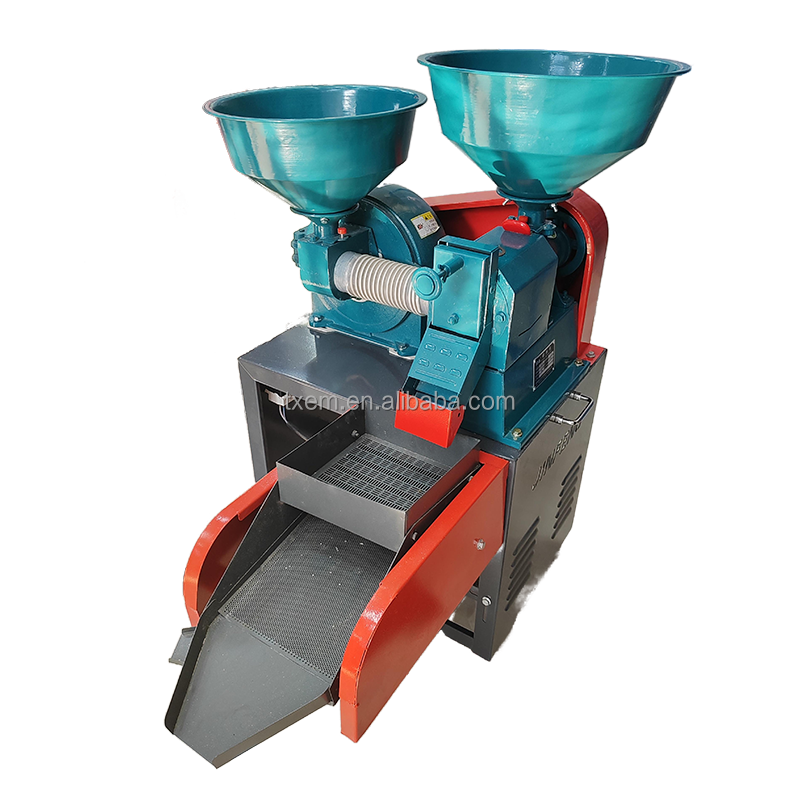 TX Remove impurities White Rice Processing corn wheat grain grinder flour powder mill Combined Paddy Rice Milling Machine price