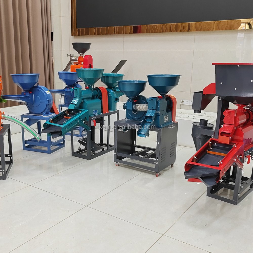 TX Remove impurities White Rice Processing corn wheat grain grinder flour powder mill Combined Paddy Rice Milling Machine price