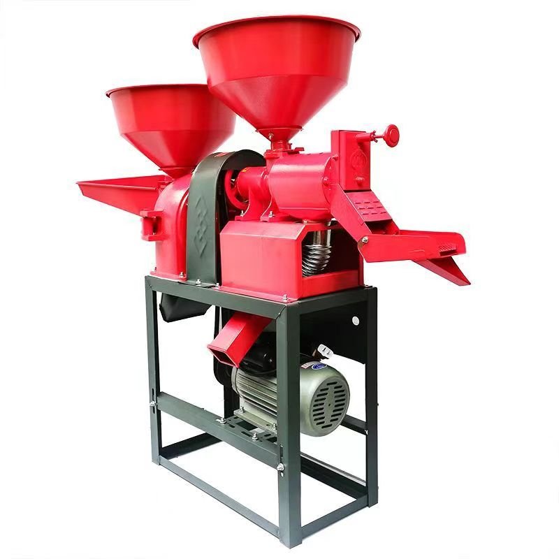 Manufacturer sale small rice milling and pulverizing combination machine grain milling machine crusher machine
