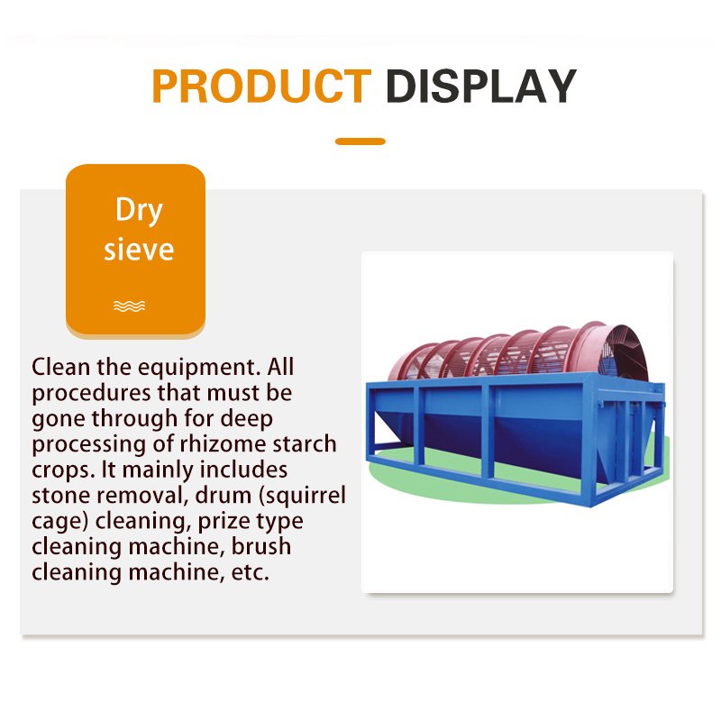 Aicnpack Potato Powder Commercial Cassava Production Line Making Cassava Flour Processing Machine