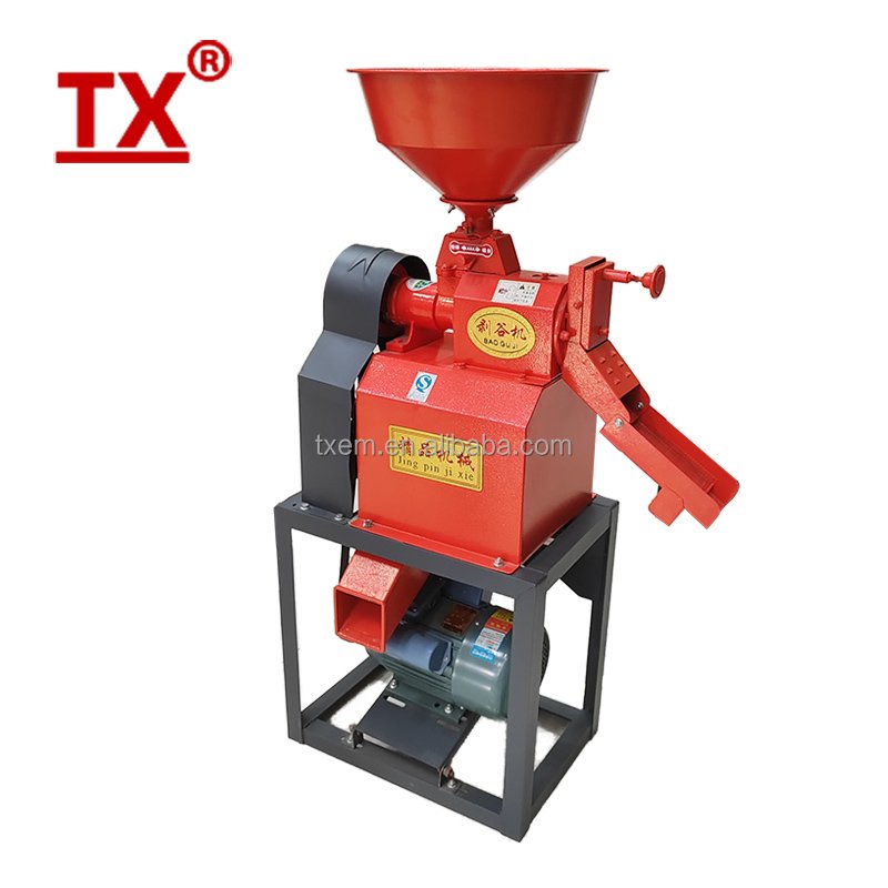 TX electric portable grain processing machinery corn wheat rice mill paddy rice milling machine diesel gasoline engine china