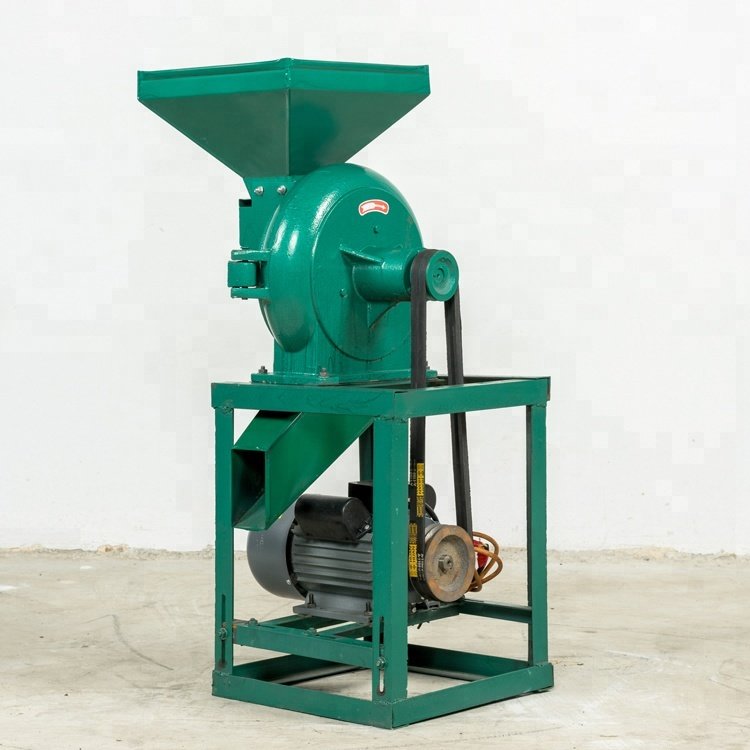 Electric grain crushing machine disc cereal flour miller maize crusher