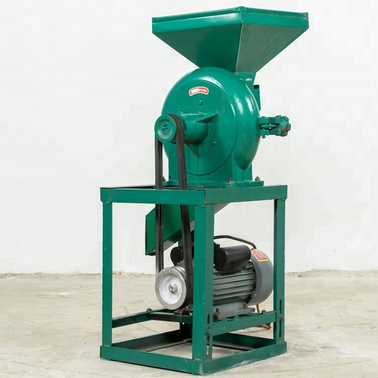 Electric grain crushing machine disc cereal flour miller maize crusher