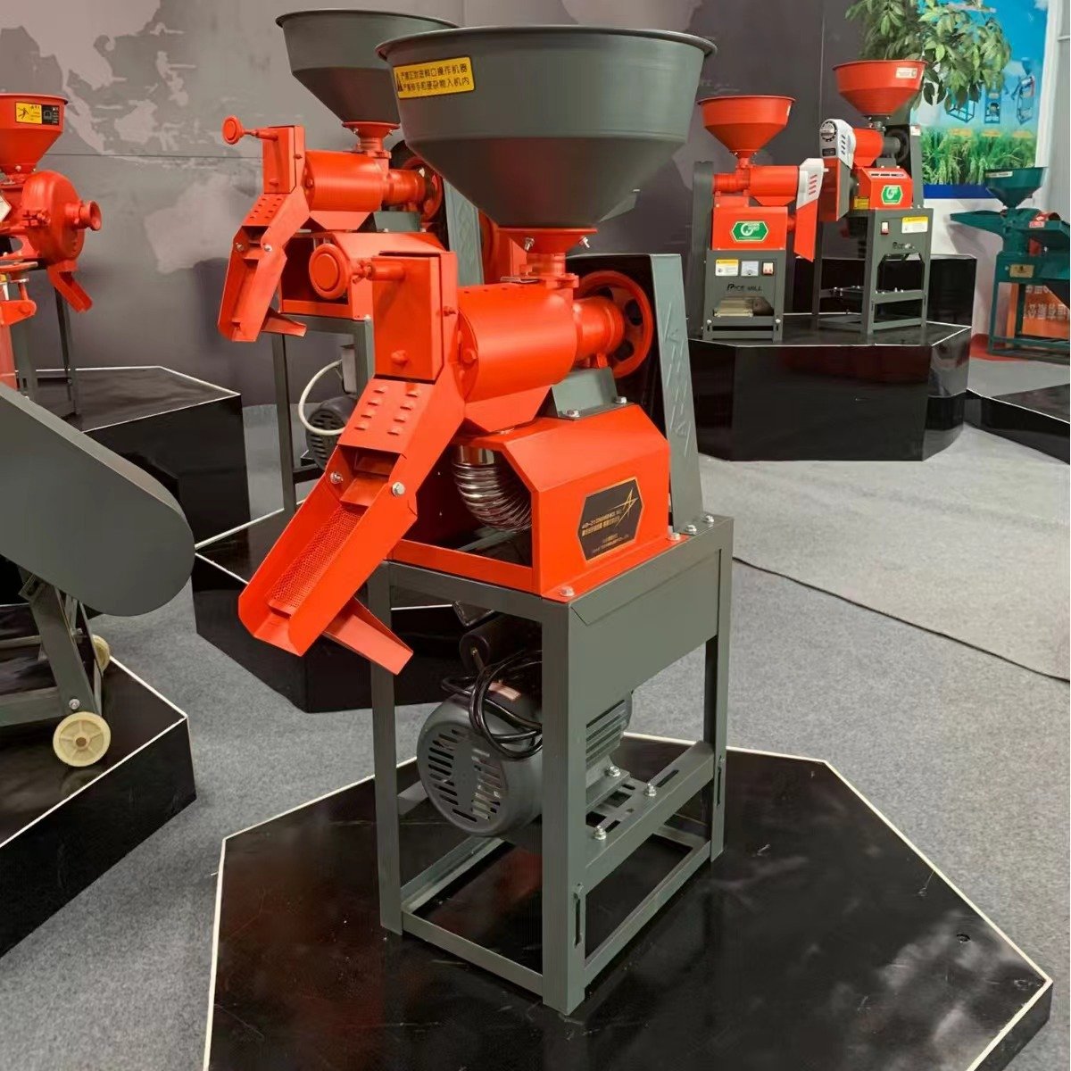 Small Scale Rice Miller Combined Grinder Machinery