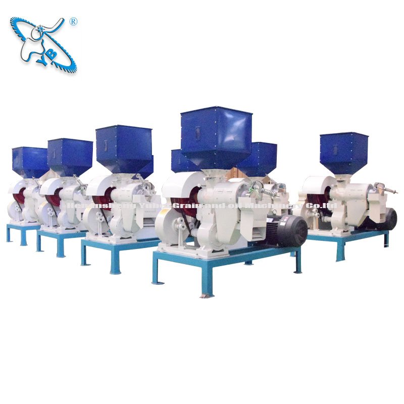 200-500kg Diesel Engine Small mini Capacity Rice whitener/Rice Miller/Rice polisher