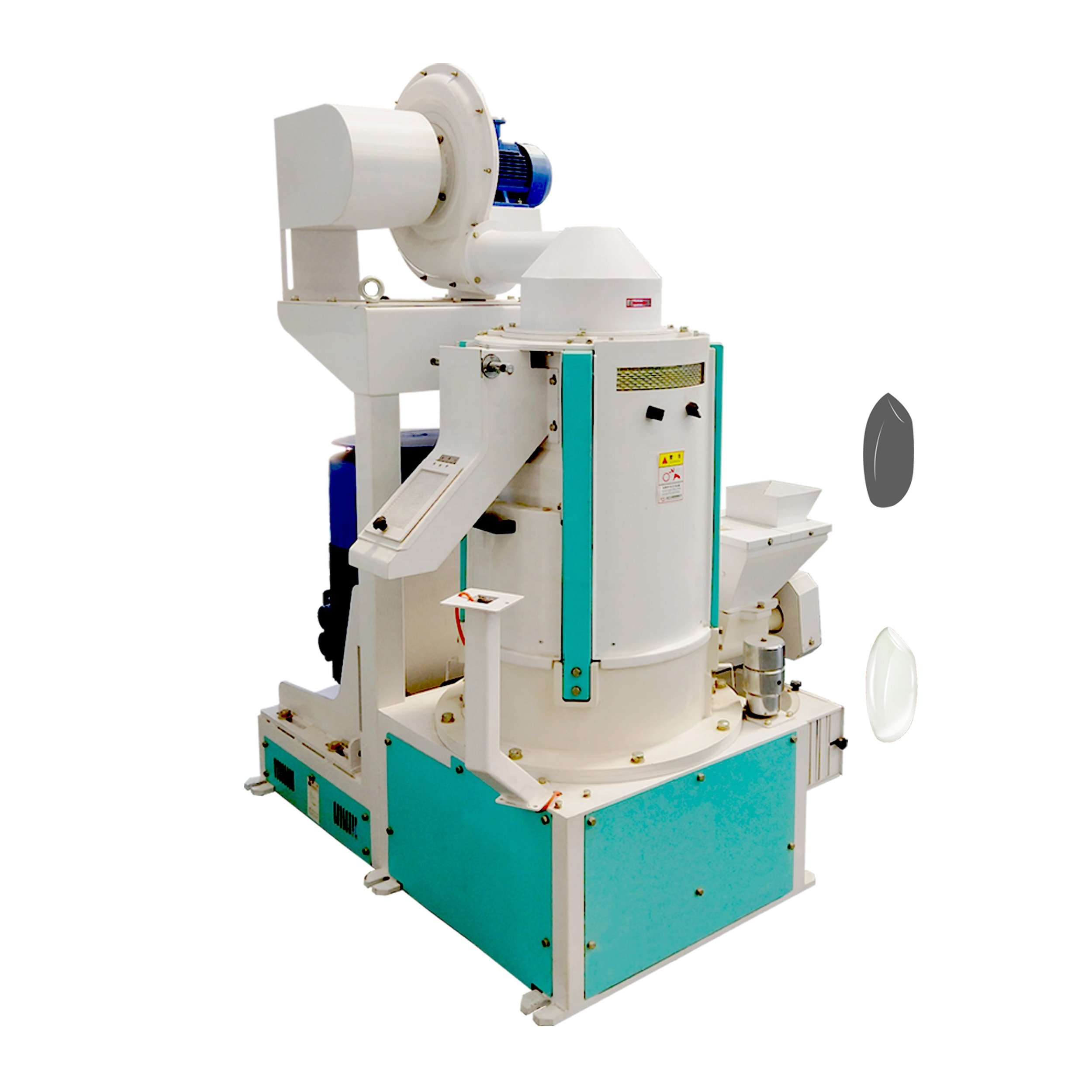 High Performance Polisher Vertical Iron Roll Rice Whitener Machine Rice Polishing Machine Miller for Rice Mill Plant