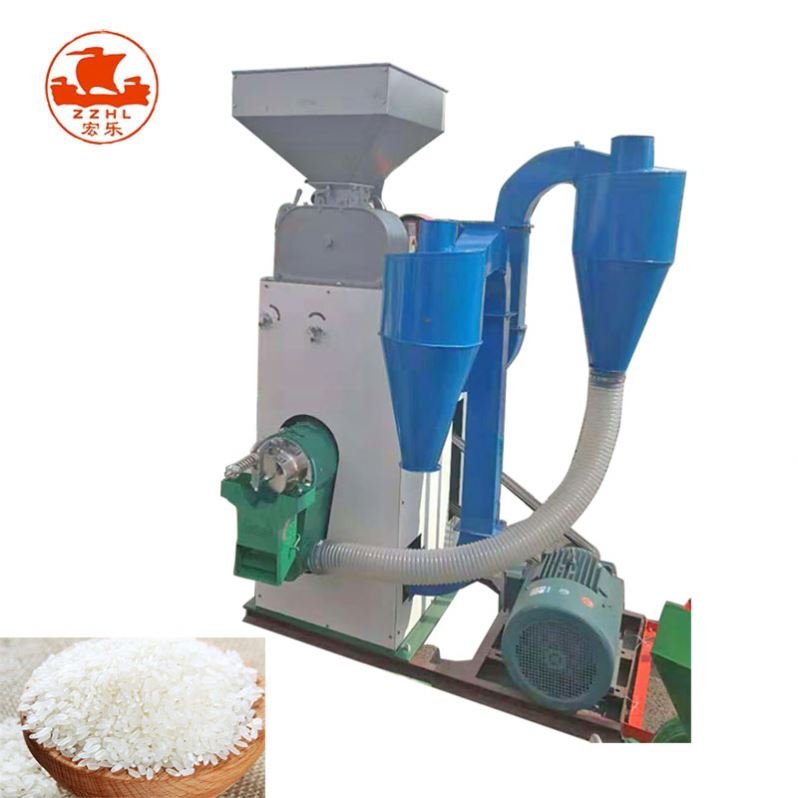 High efficiency paddy rice threshing machine rice miller peeling machine