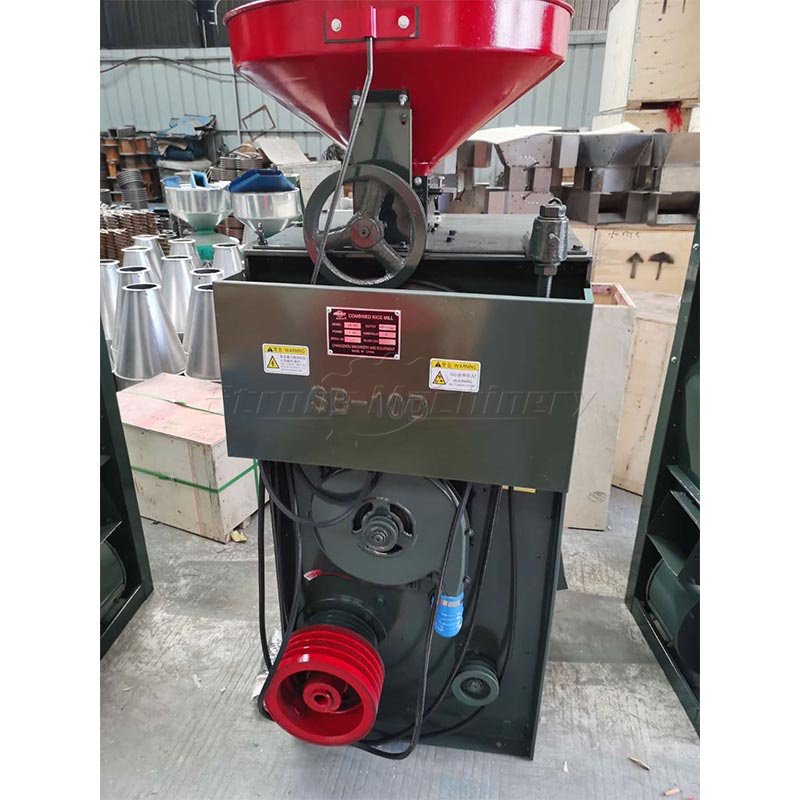 Domestic Electric Rice Miller Directly Factory Sale Single Rice Milling Machinery