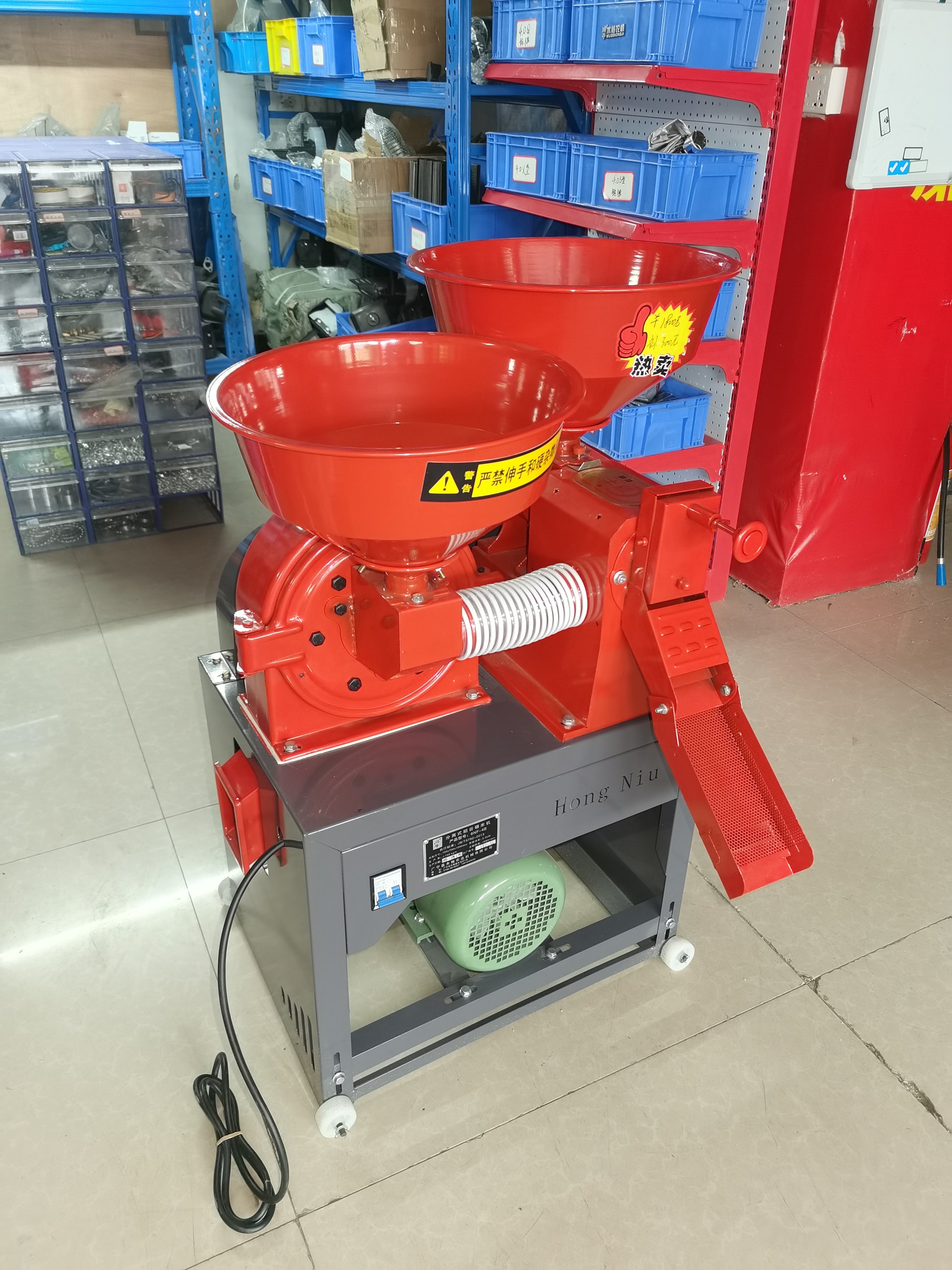 Household small fine bran rice miller High Quality corn wheat miller combination rice thresher
