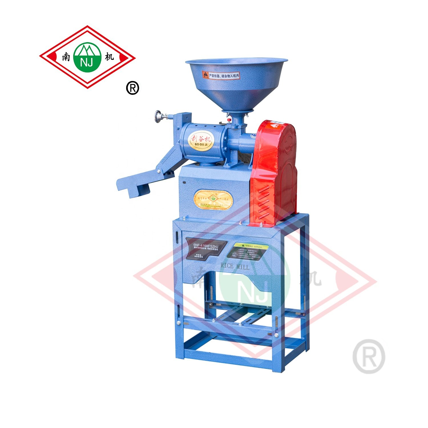 Domestic Electric Rice Miller Directly Factory Sale Single Rice Milling Machinery