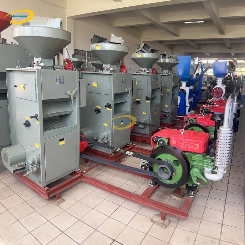 Automatic rice miller machinery commercial rice mill polisher huller