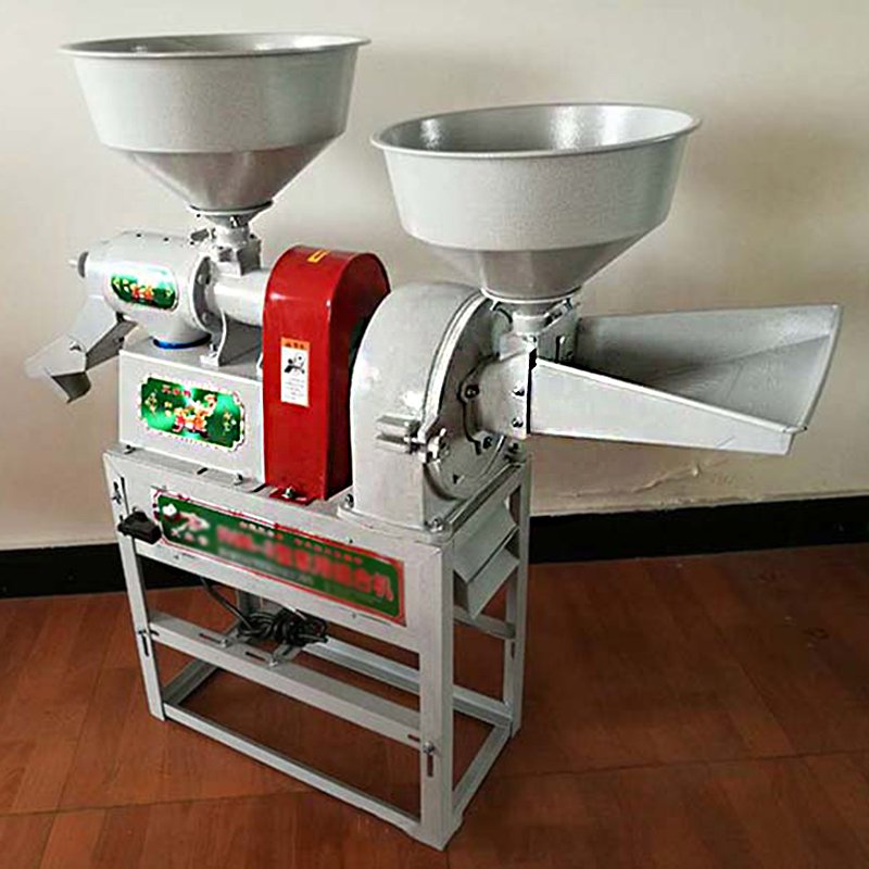 combined rice mill and corn grinder mini portable design Rice Milling Machinery Combine Machine Rice Miller