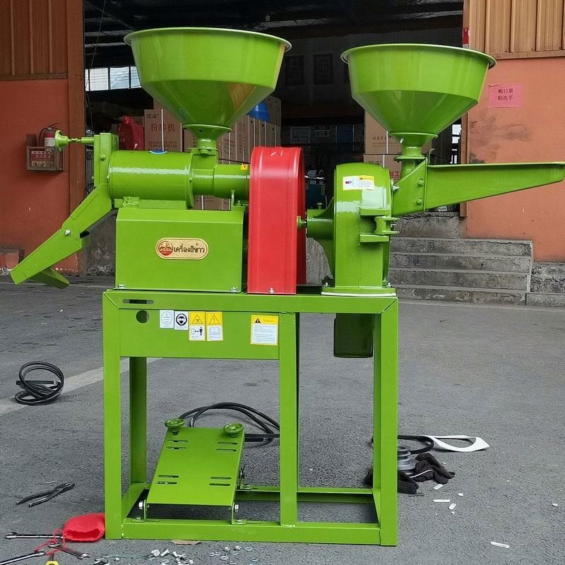 Small Scale Rice Miller Combined Grinder Machinery