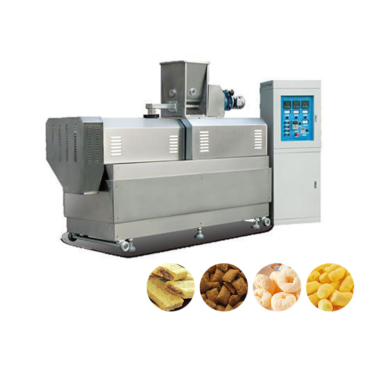Automatic Curry Cereal rice Corn Puffing Puff Puffed Sweet rice Making rice Crispy Cracker Making Machine Puff Production Line