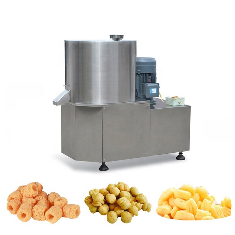 Automatic Curry Cereal rice Corn Puffing Puff Puffed Sweet rice Making rice Crispy Cracker Making Machine Puff Production Line