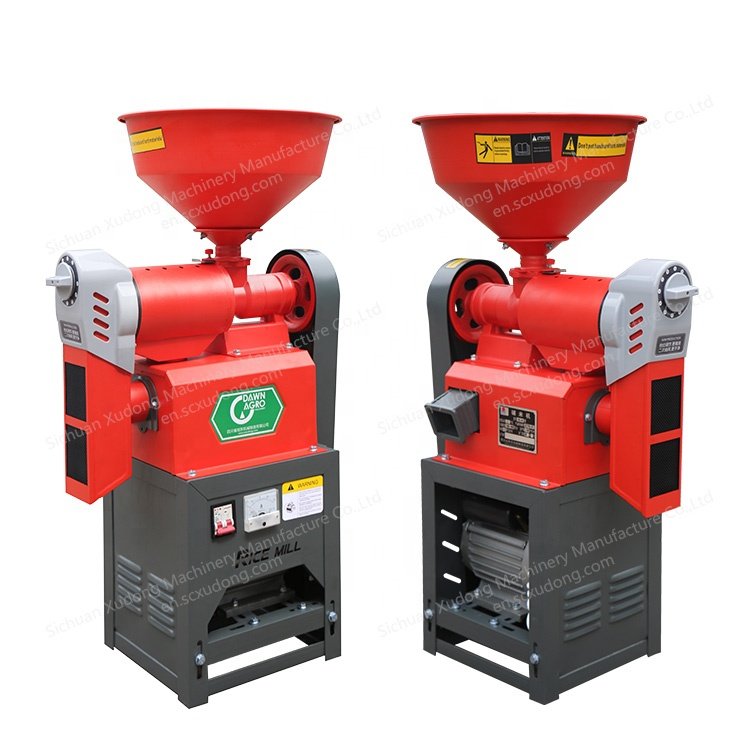 DAWN AGRO Auto Rice Mill Machine Rice Huller Mini Satake Rice Milling Machinery for Home Use