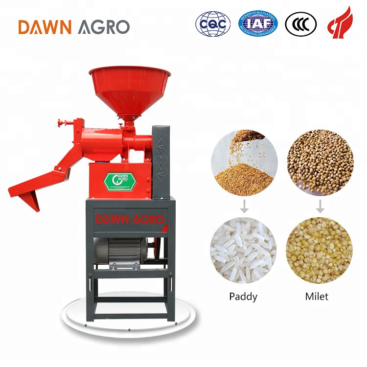 DAWN AGRO Auto Rice Mill Machine Rice Huller Mini Satake Rice Milling Machinery for Home Use