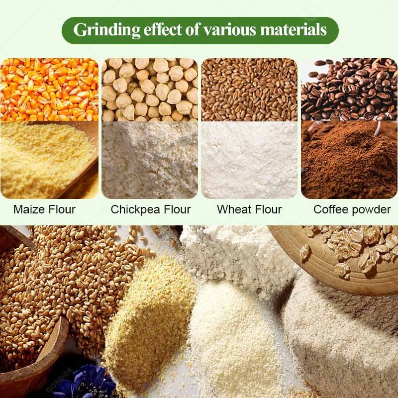 Electric Chinese Maize Atta Chakki Mini Wheat Teff Flour Mill Over 200 Ton Price In Kenya Uganda