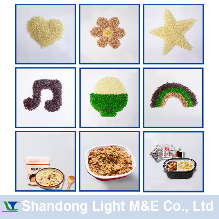 Fully automatic artificial rice extruder/ nutritional rice making machine/artificial rice process line