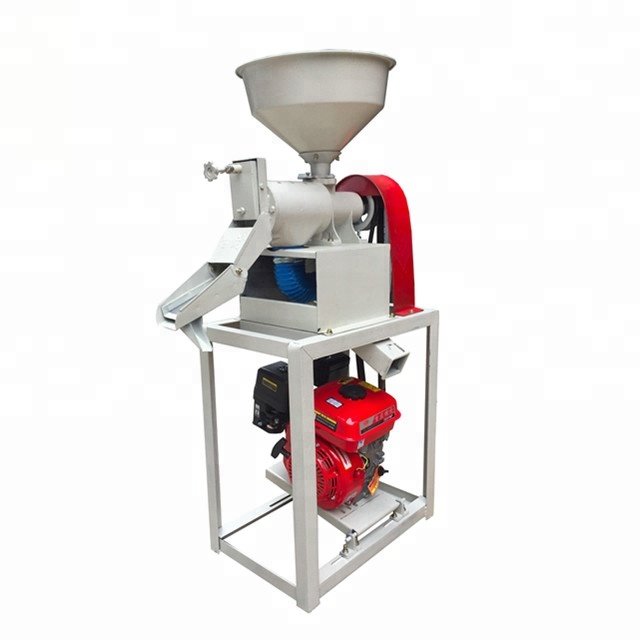 Grain Processing Diesel Rice Miller Dehuller Machine