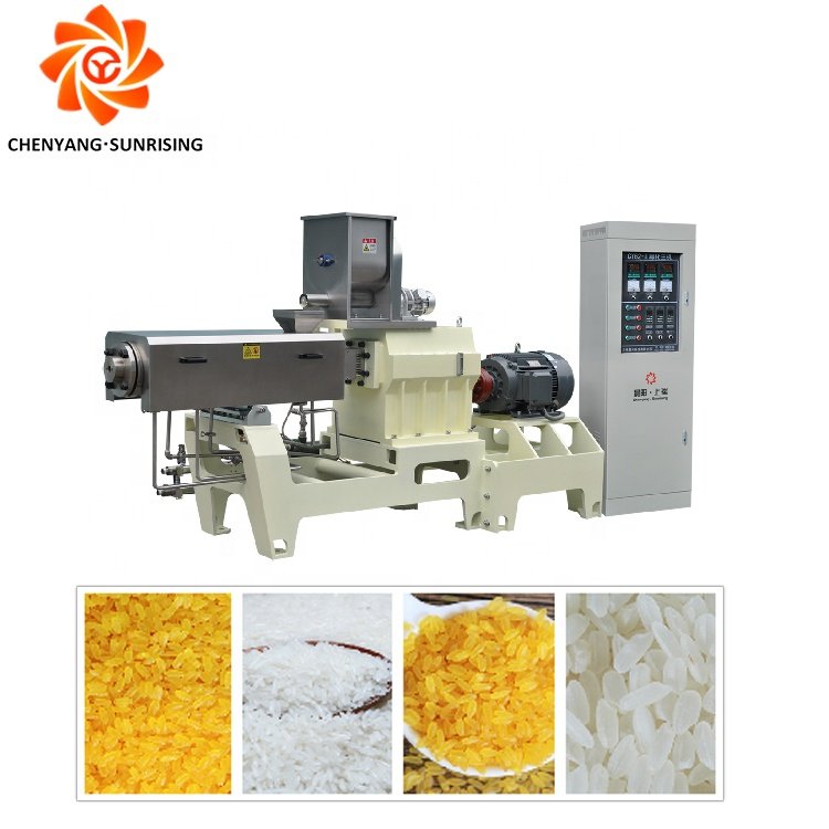 Complete Line For Artificial Fortified Rice Making Machine Instant Rice Production Line