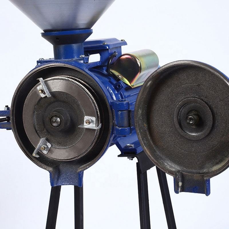 Bearing Core Components Rice & Maize Corn Miller Machine Spice Powder & Sesame Peanut Cassava Grinder Manufacturing Plant Use